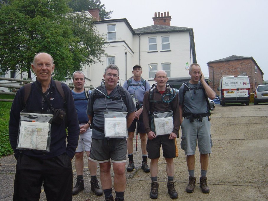 L to R, Steve, Richard, Dick, Ian, Paul & John.